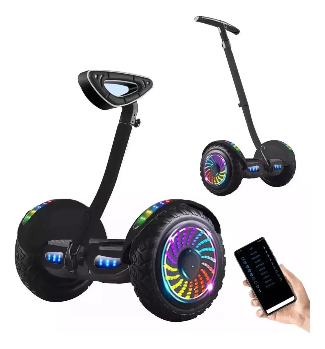 Patinete Eléctrico Hoverboard con LED y Bluetooth