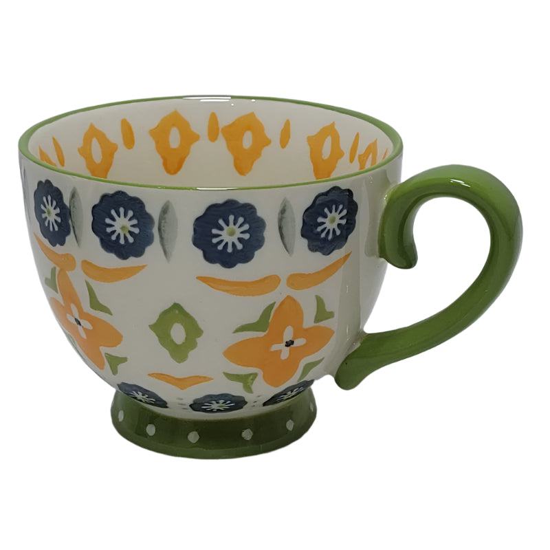 Juego De 4 Tazas De Cafe De Ceramica Deecoo Handmade  Coffee Mugs