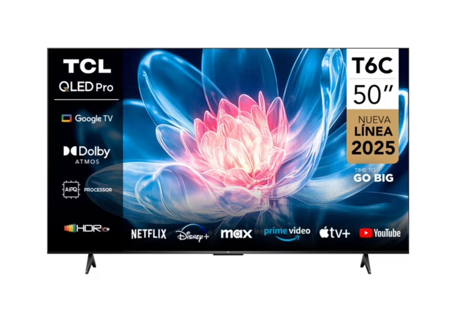 Televisor TCL 50T6C QLED 50 Pulgadas