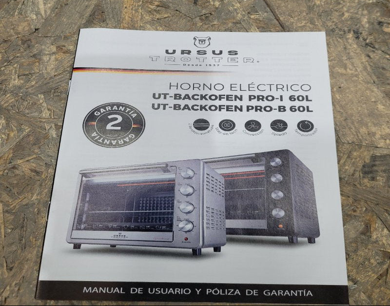 Horno Eléctrico Ursus Trotter Ut-Backofen Pro-I 60 L