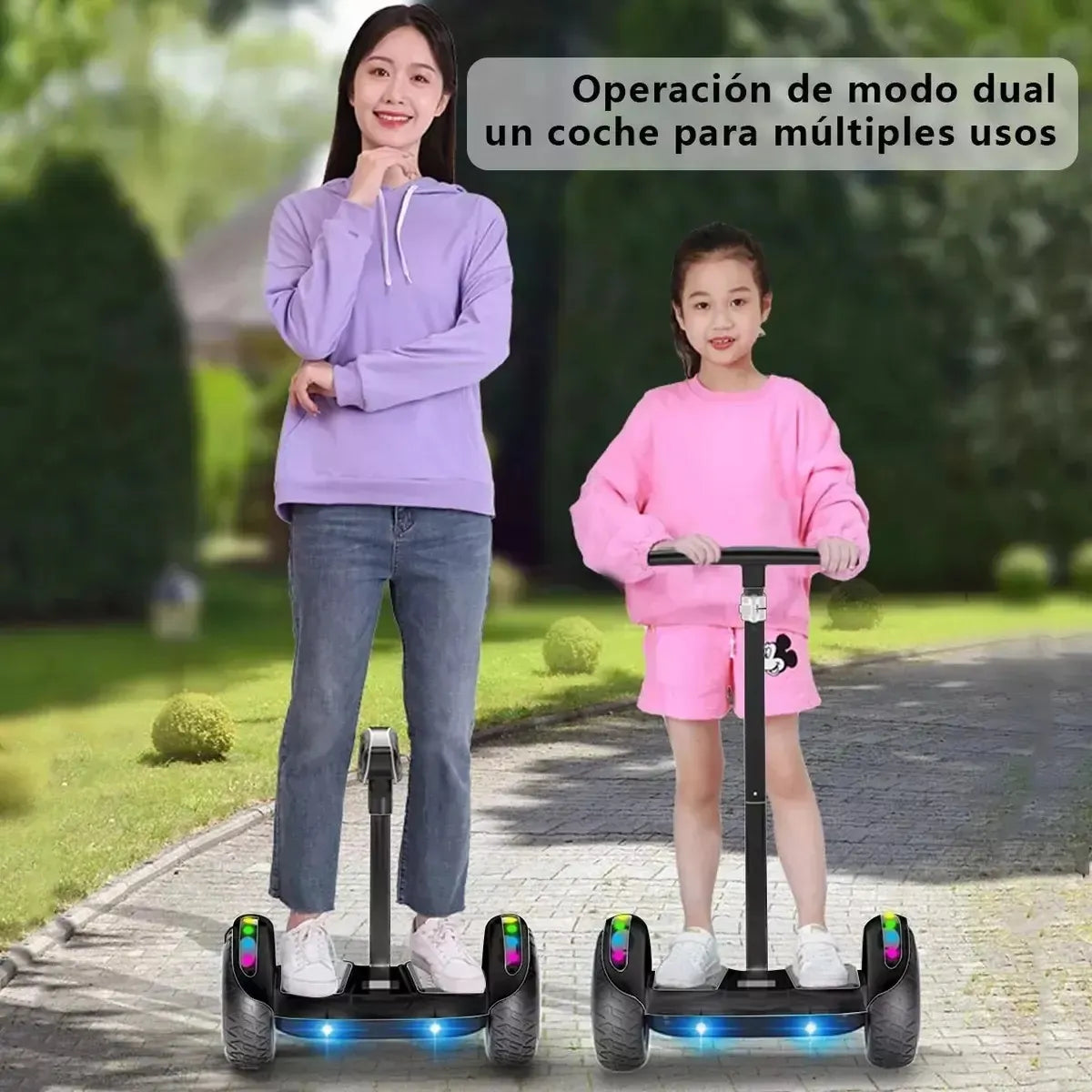 Patinete Eléctrico Hoverboard con LED y Bluetooth