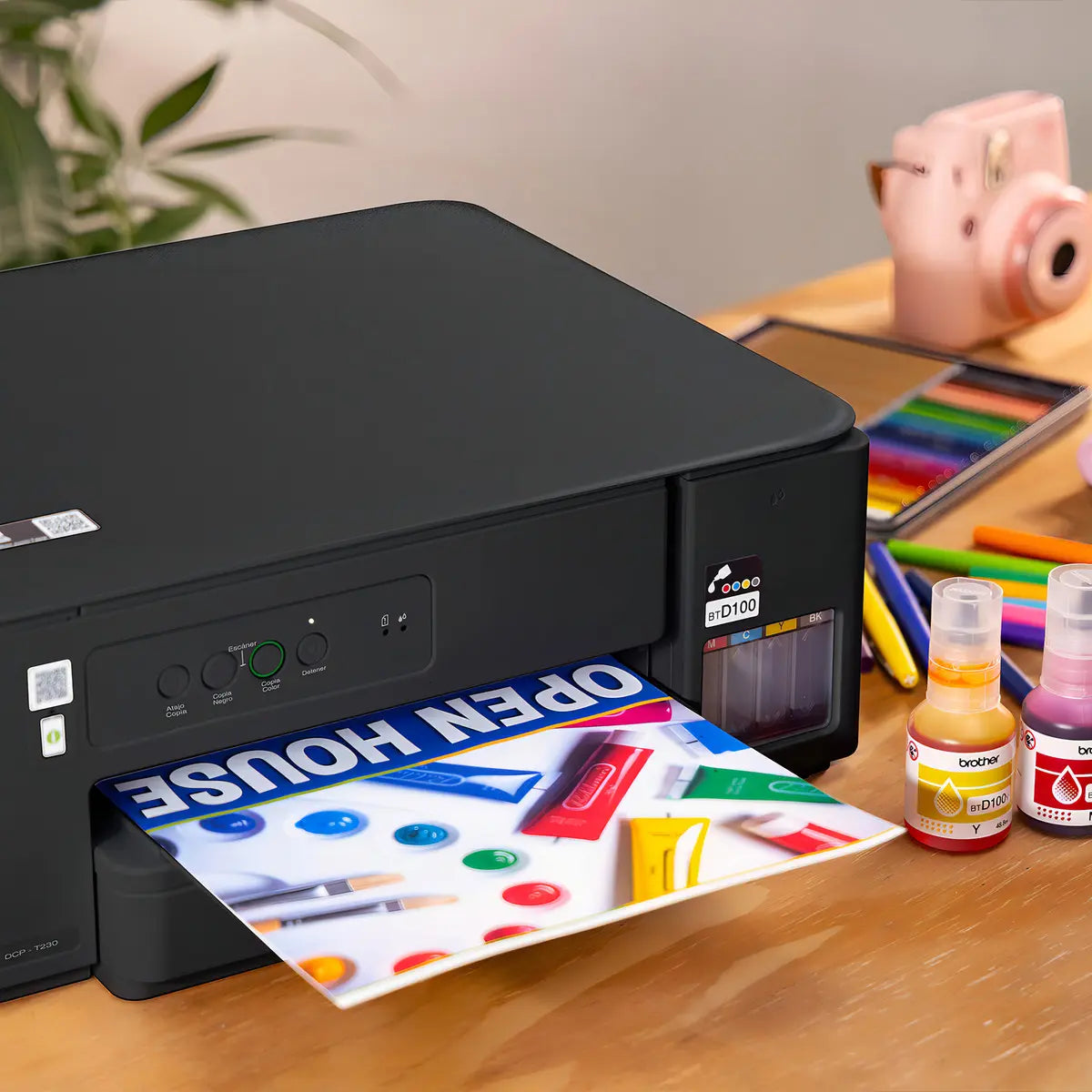 Impresora Multifuncional Brother DCP-T230 Negro