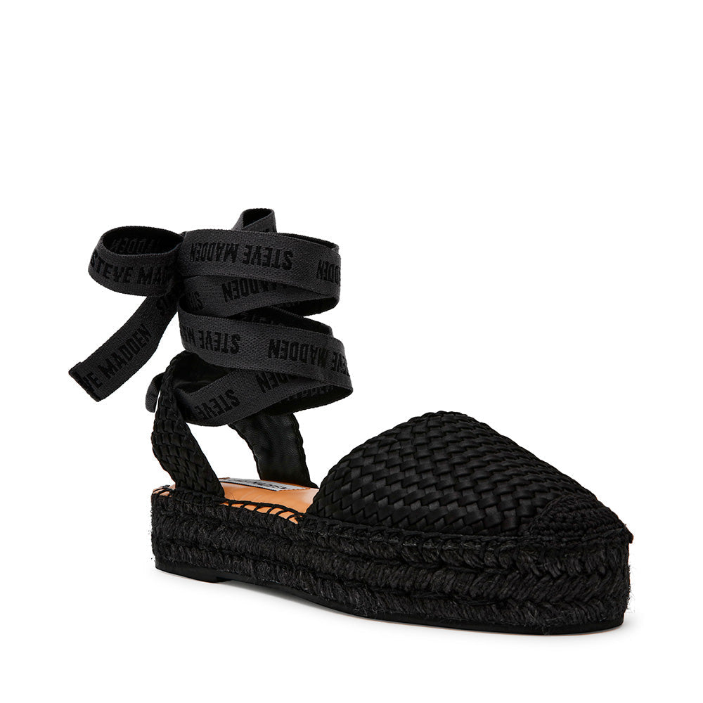Sandalias Steve Madden Craize – Blk Satin, Negro, Talla 37 Mujer