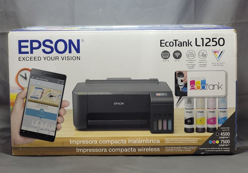 Impresora Inalámbrica Epson Ecotank L1250 Negro