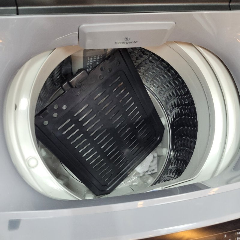 Lavadora Automática Samsung Wa90cg4240by Gris 9kg