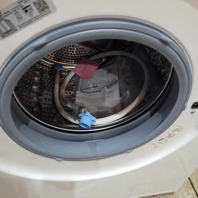 Lavadora Automático Carga Frontal Lg Wm9gwvfs6 Blanco 9 Kg