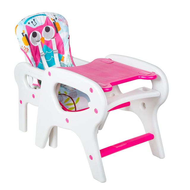 Silla de comer BBQOOL Eat&Fun Rosado