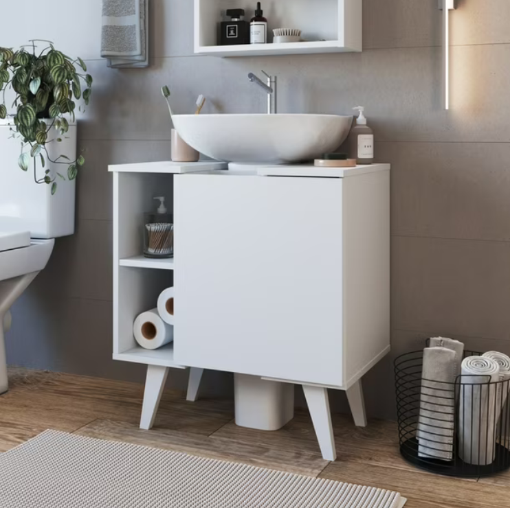 Gabinete para Baño Defabrica Slim Nova Mobile B86.038, Blanco