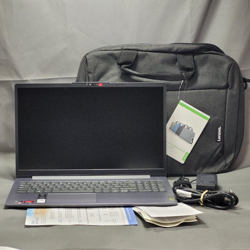 Notebook +Bolso Lenovo Ideapad Slim 3 Gen 8 Amd Ryzen 5 7520u 15.6" Fhd Gris 8gb 512gb
