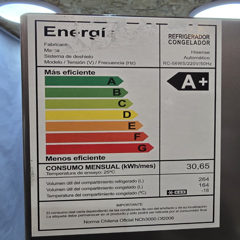 Refrigerador Congelador Dos Puertas Hisense Side By Side Rc-56ws Sistema De Deshielo Automático Silver 428 Litros