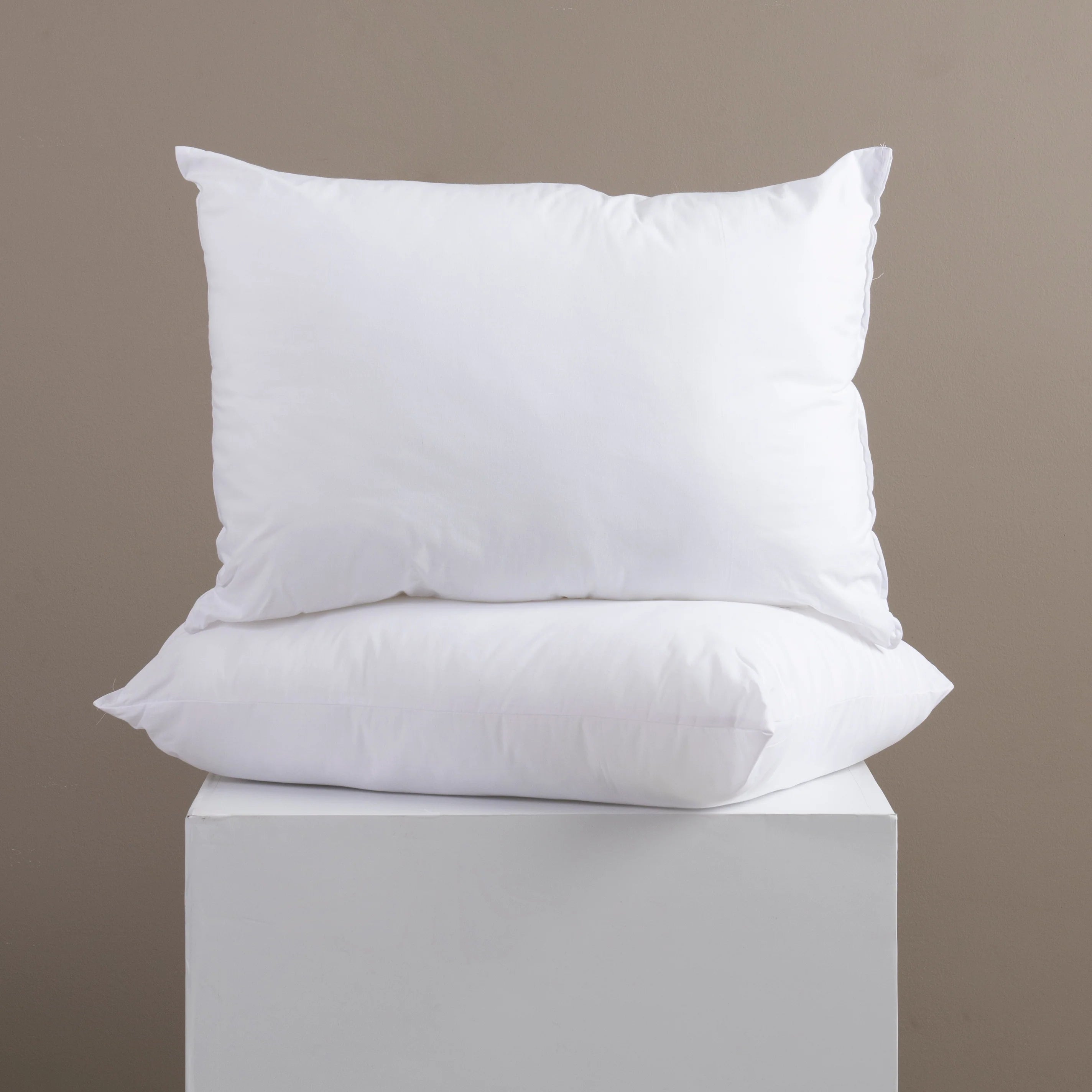 Set 4 Almohadas Mashini 144 Hilos Blanco 50x70cm