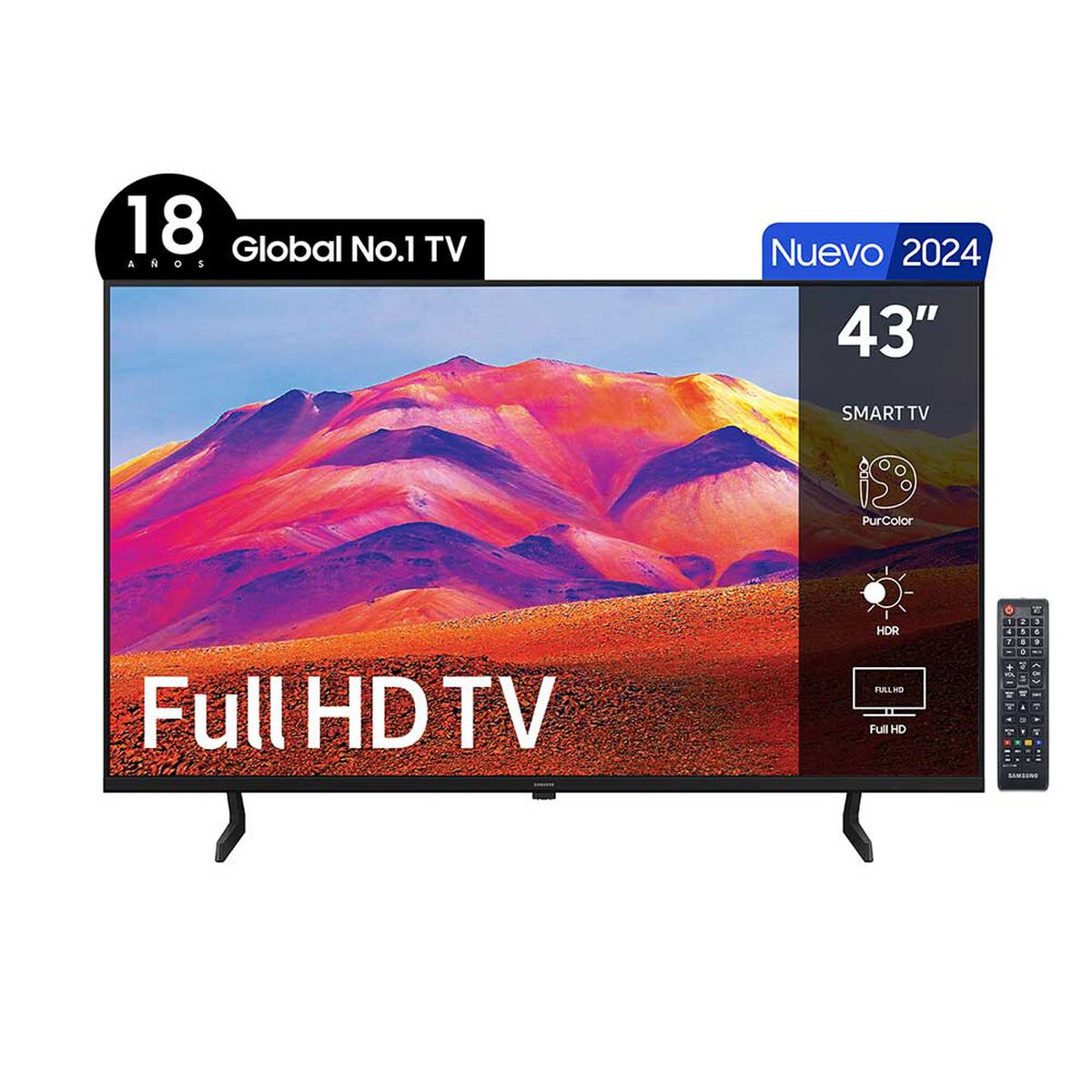 Smart Tv Full Hd Samsung Un43t5203ag 43"