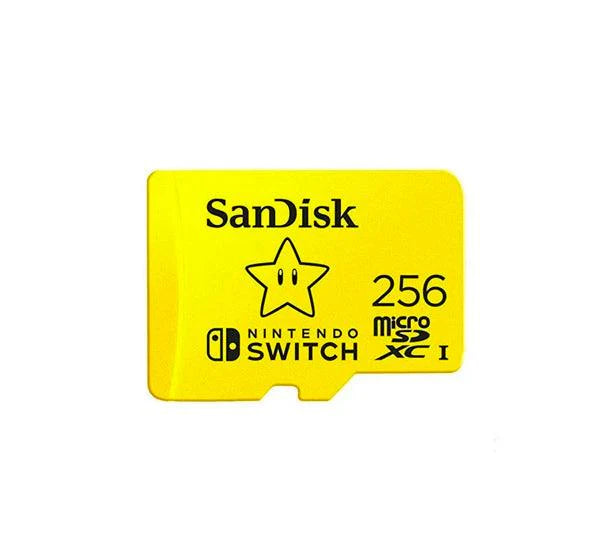 Tarjeta de Memoria Sandisk Micro SD Nintendo SWITCH UHS-I CARD 256GB [Open box] [Wl]