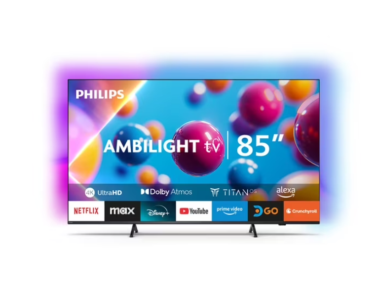 Smart TV Philips LED UHD 4K Ambilight 85"