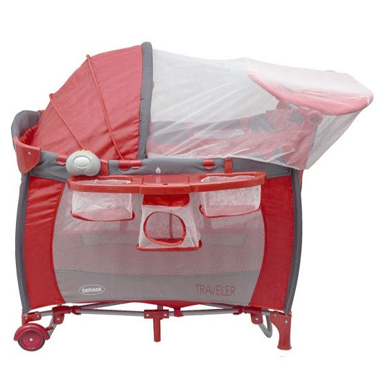 Cuna Play Traveller Bebesit 6044 Rojo