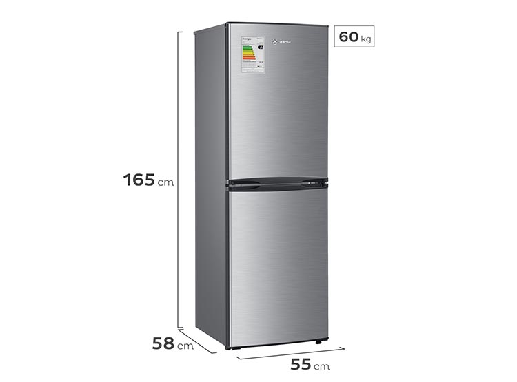 Refrigerador-Congelador Mademsa Nordik Mr 415 Plus Sist. Desh. Manual / Automatico Silver 231 Lts