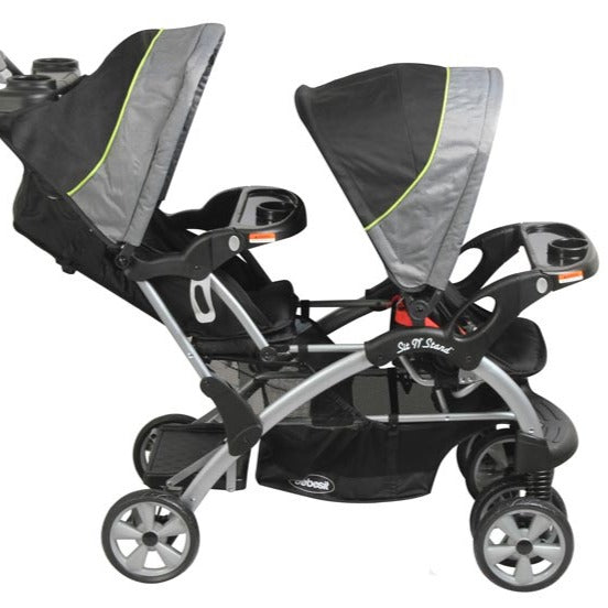 Coche Doble Bebesit Sit And Stand 8096 Negro [Openbox]