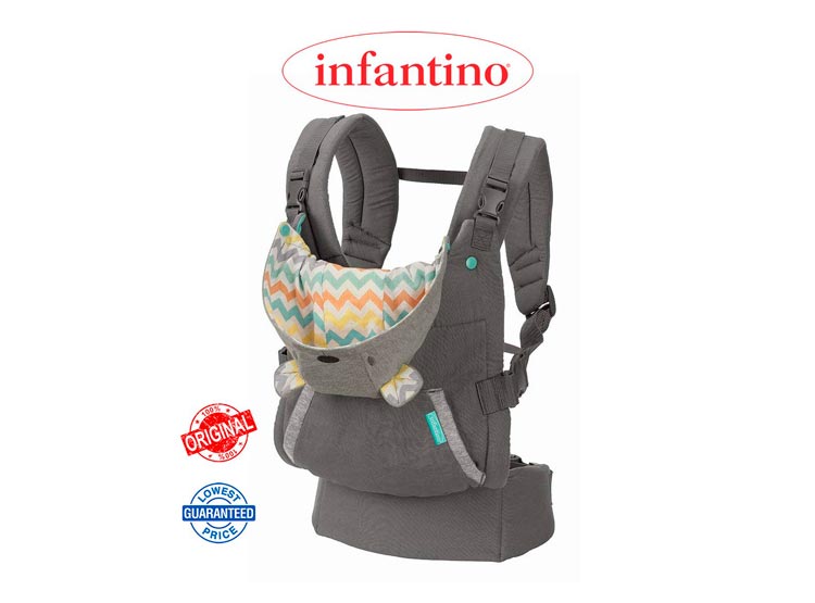 Porta Bebe Infantino Ergonomico Hoodie Carrier Grafito Unisex