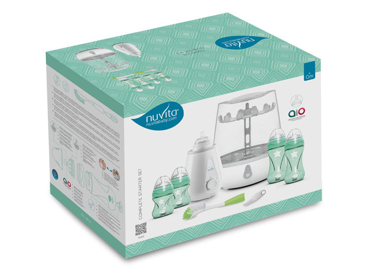 Set De Lactancia Nuvita 10160v Verde