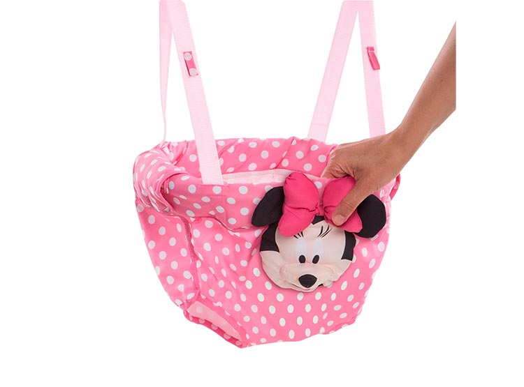 Saltador Para Puerta Bright Starts Disney Baby Minnie Rosado