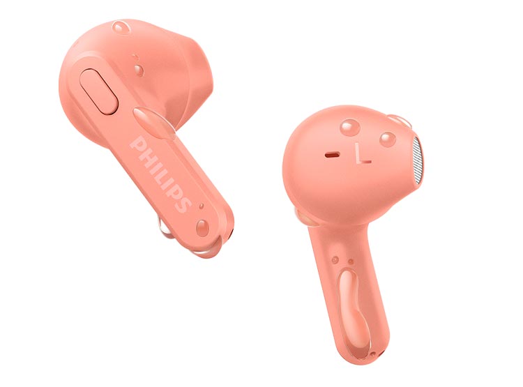 AUDÍFONOS PHILIPS TAT2236 BLUETOOTH Rosado.