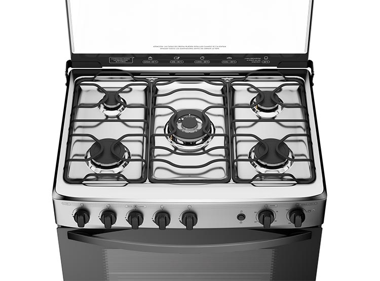 Cocina A Gas Licuado Mademsa M 920 T 5 Platos Gris