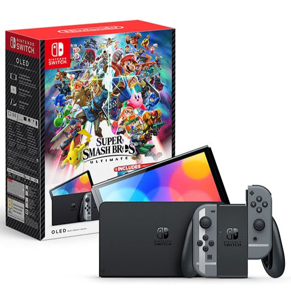 Consola Nintendo Switch Oled Smash Bros Bundle Black [usado] [Sin juegos] [M2l]