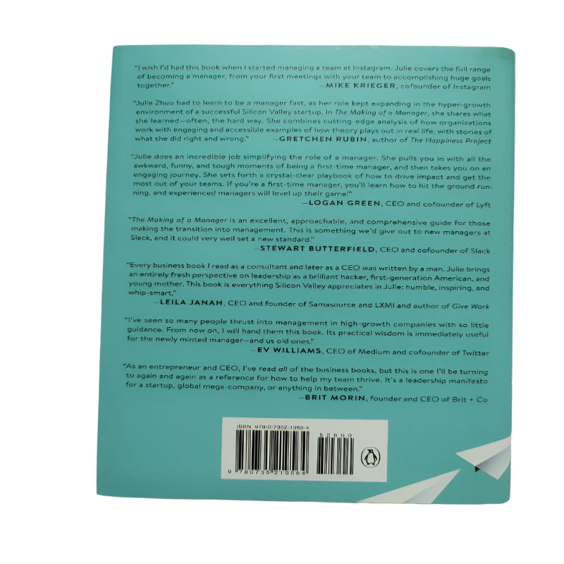 Libro Julie Zhuo The Making Of A Manager