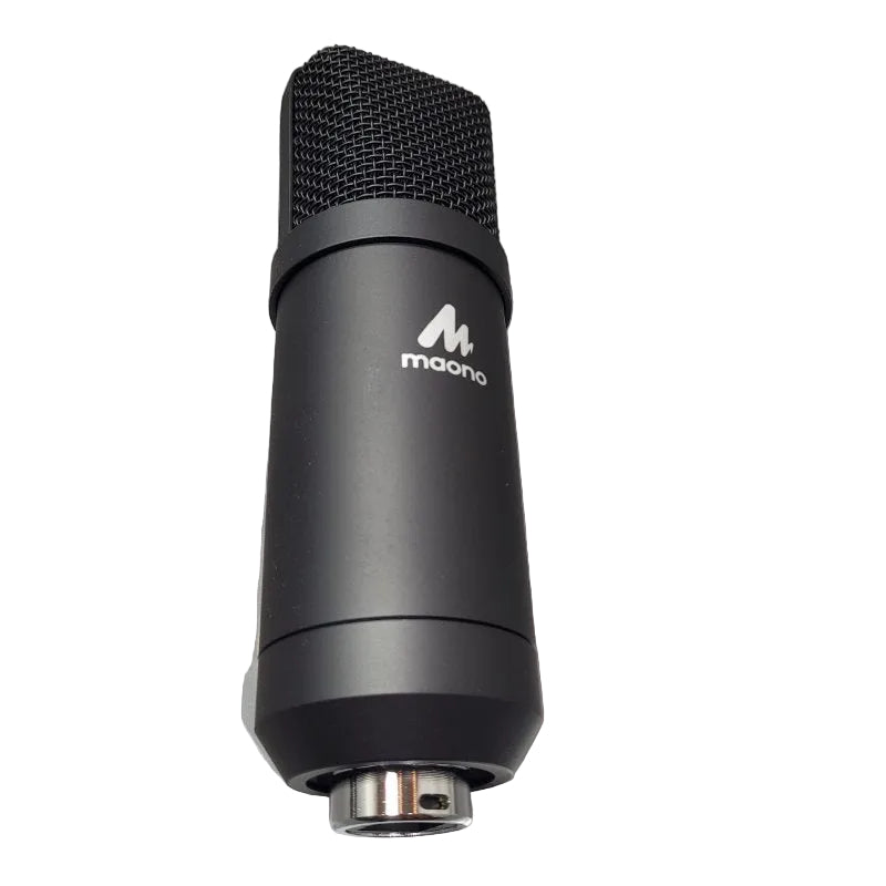 Microphono  Para Podcasting  Con Kit De Arriculares Para Estudio Maono Au-Aoah Negro