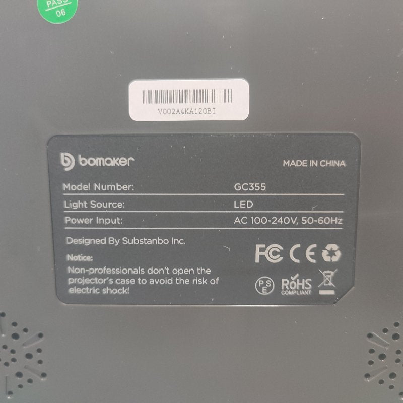 Proyector Led Inalámbrico 720p Bomaker Gc355