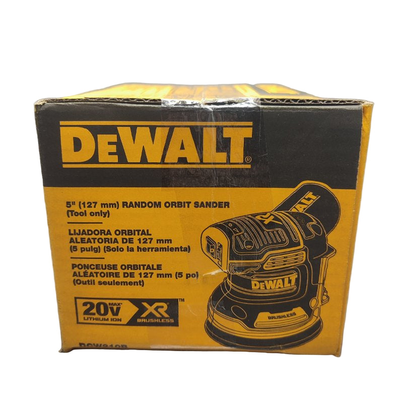 Lijadora Orbital Aleatoria De 127mm Dewalt Dcw210b 20v max / 5"