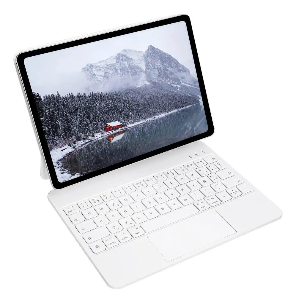 Teclado Magnético para iPad Pro 11" Blanco