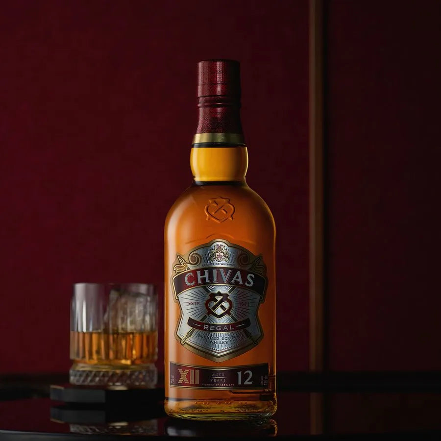 Whisky Chivas Regal Aged 12 Years Blended Scotch 750 ml