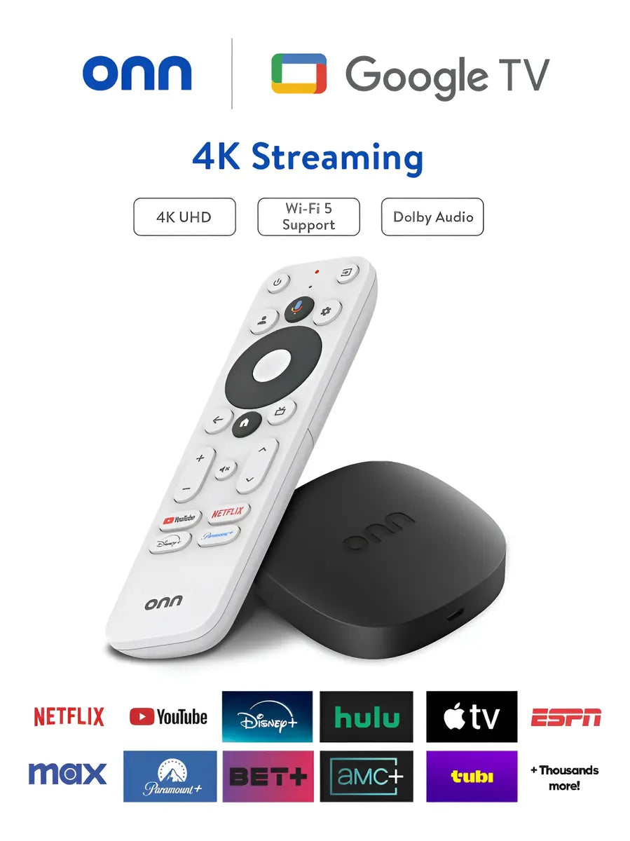 Google TV Box 4K Onn Streaming 2026 Preactivado Certificado