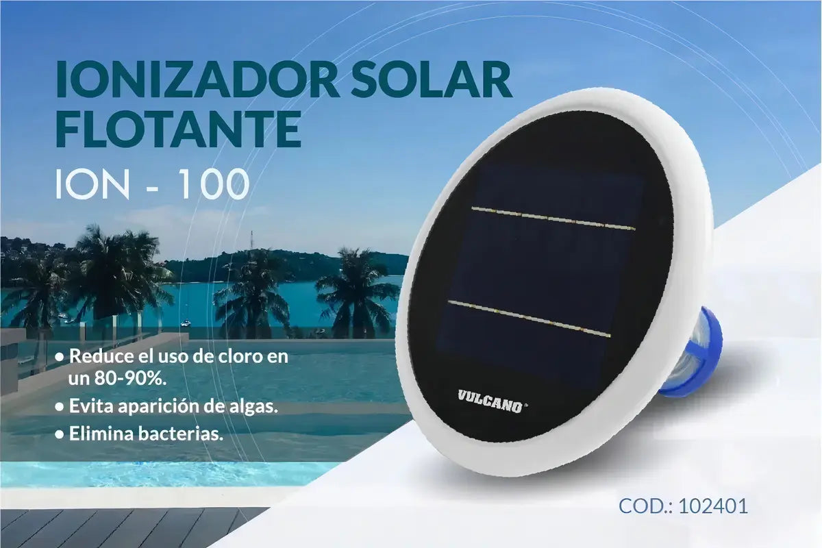 Ionizador Solar para Piscinas Vulcano ION-100 70m