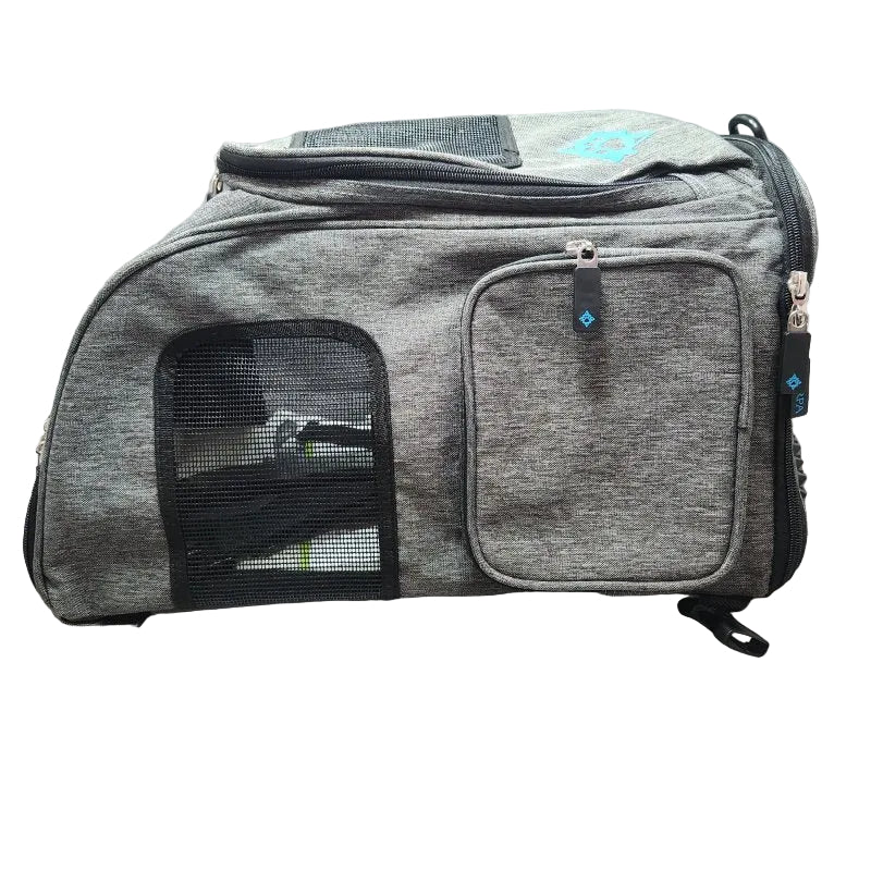 Mochila De Viaje Para Mascotas Sherpa 55528 /  2  En 1 Gray M