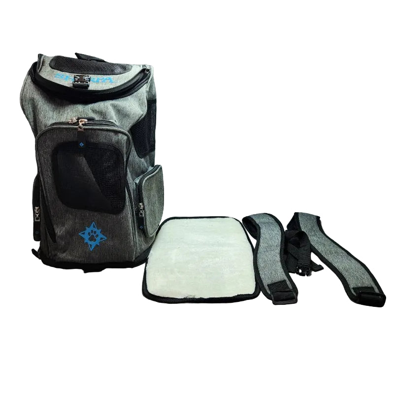 Mochila De Viaje Para Mascotas Sherpa 55528 /  2  En 1 Gray M