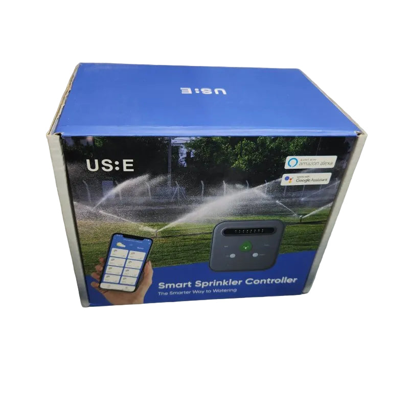 Controlador Inteligente De Aspersores US:E Compatible Con Alexa Y Google Assistant