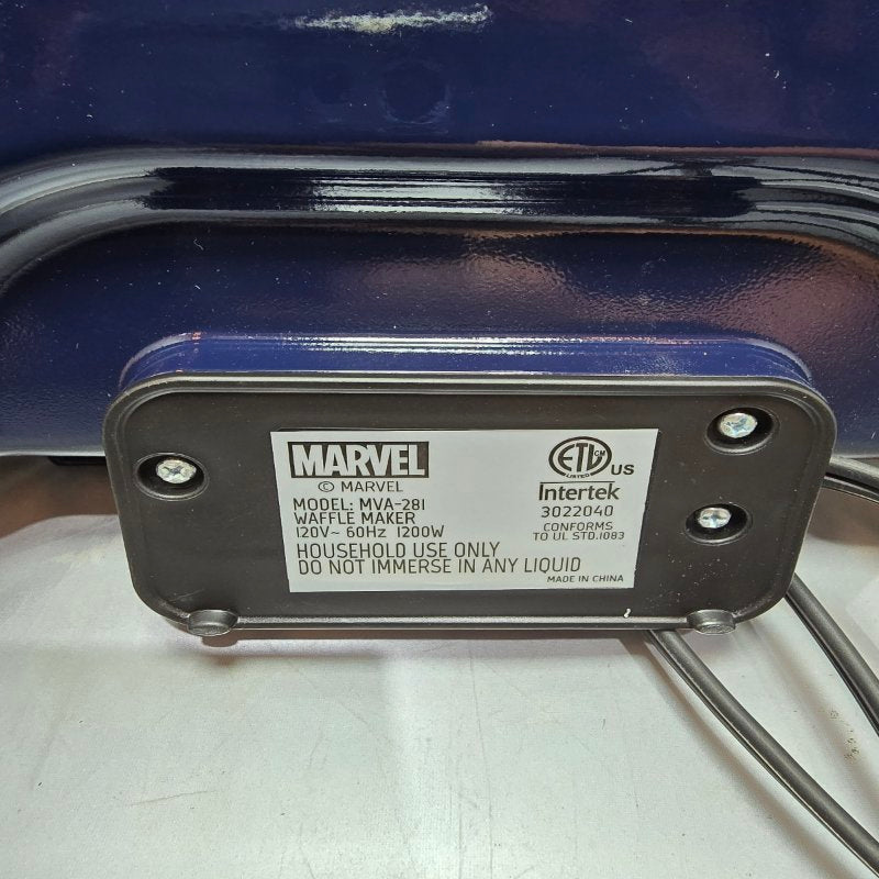 Waflera Eléctrica Marvel Mva-281 Negro 1200 W
