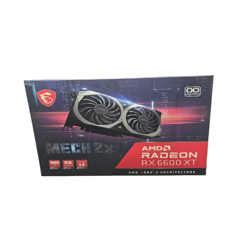 Tarjeta De Video Amd Msi Mech Radeon Rx 6000 Msi Rx 6600 Xt 8gb Gddr6  /8k Unisex