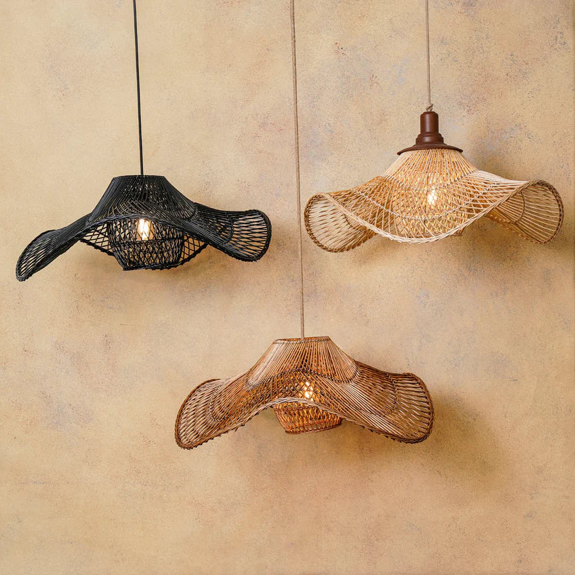 Lámpara Colgante Tribal Alaniz Home Negro