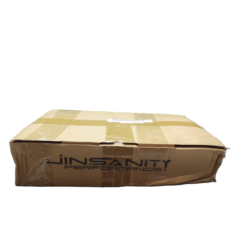 Punta De Escape Doble Jinsatiny Performance Entrada 2.5" Salida 3.5"X2 Longitud 10" Acero Inoxidable Pulido