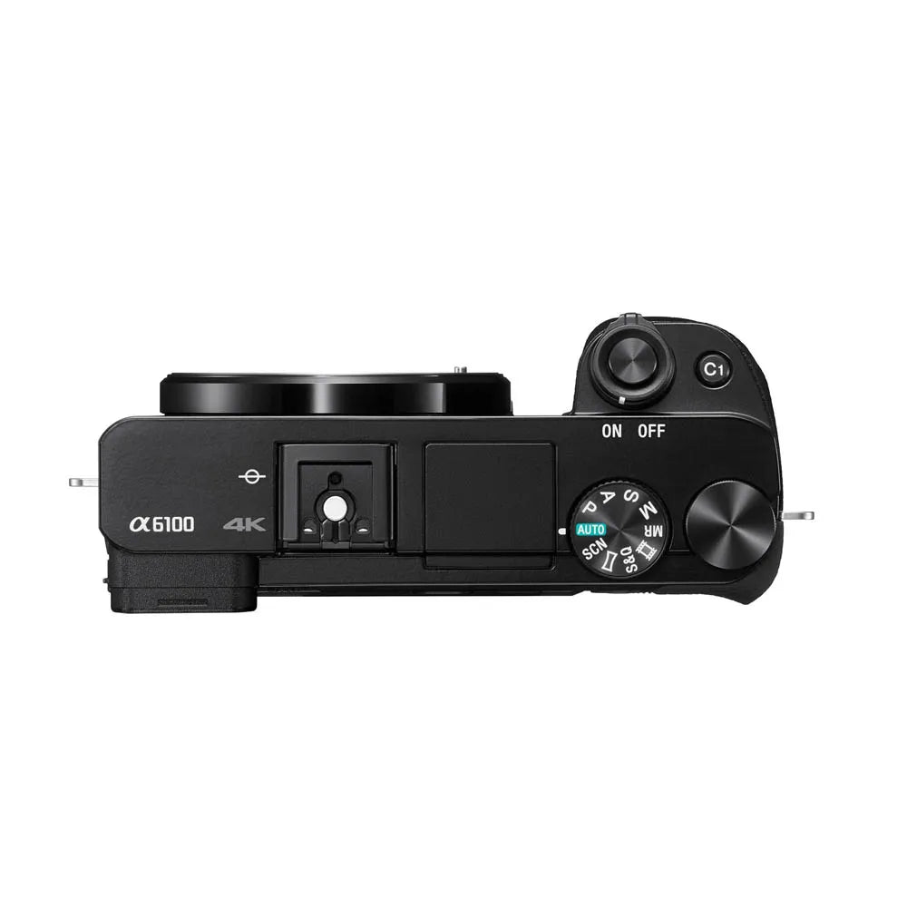 Cámara Fotográfica Sony ILCE-6100K, Negro