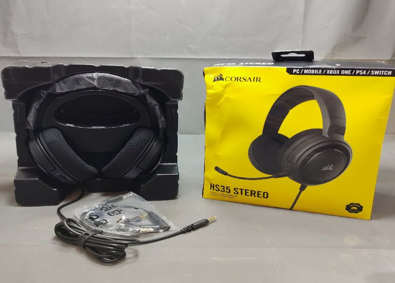 Audífonos Gamer Corsair Hs35 Stereo Negro