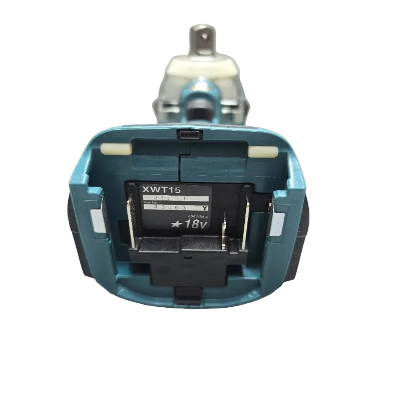 Llave De Impacto Inalámbrica 1/2" Sin Batería Makita Xwt15z Verde 18 V