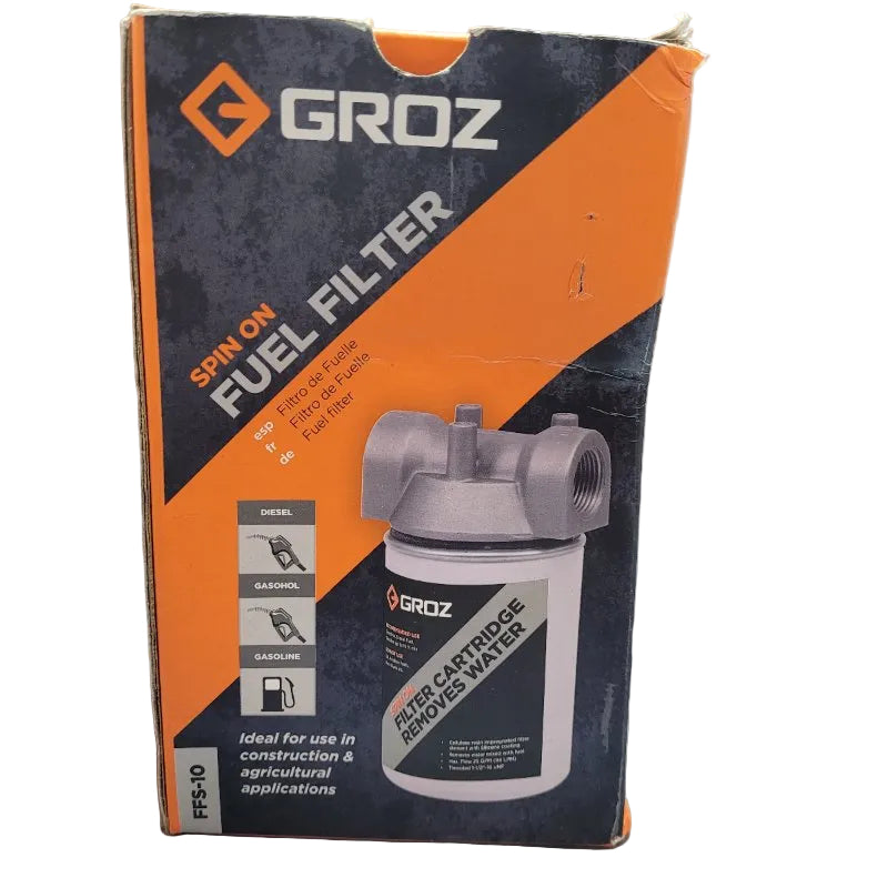 Filtro de Combustible Groz Cartucho Giratorio 10 Micras - Modelo 45901
