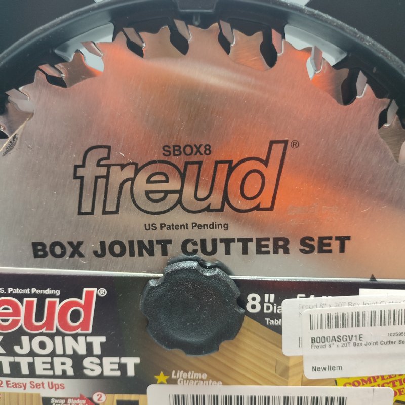Juego De Cortador De Juntas De Caja De 8" Freud Sbox8