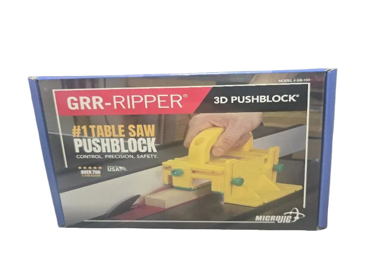 Paquete De Bloque De Empuje 3d Y Pata De 1/4 Micro Jig Gr-100 Amarillo