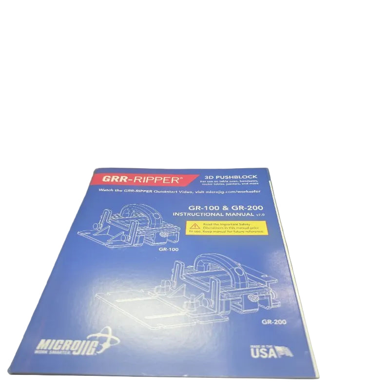 Paquete De Bloque De Empuje 3d Y Pata De 1/4 Micro Jig Gr-100 Amarillo