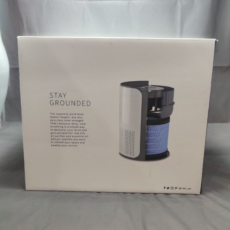 Purificador De Aire Miko H13 True Hepa Ibuki Blanco 400 Sqft